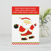 Grappig kerstfeest feestdagenkaart (Staand voorkant)