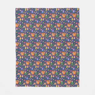 Grappig kerstfeest fleece deken