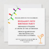 Grappig kerstfeest in juli op feestdag kaart (Achterkant)