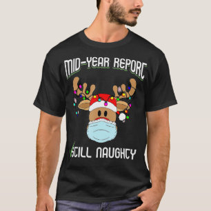 Grappig kerstfeest in juli rapport van medio jaar t-shirt