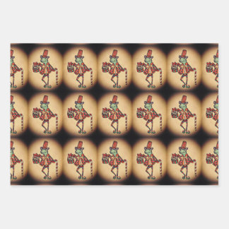 Grappig kerstfeest inpakpapier vel