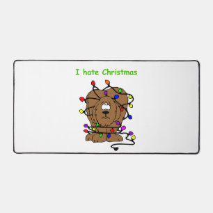 Grappig kerstfeest Joke Dogs Puppies Pets Holiday Bureaumat