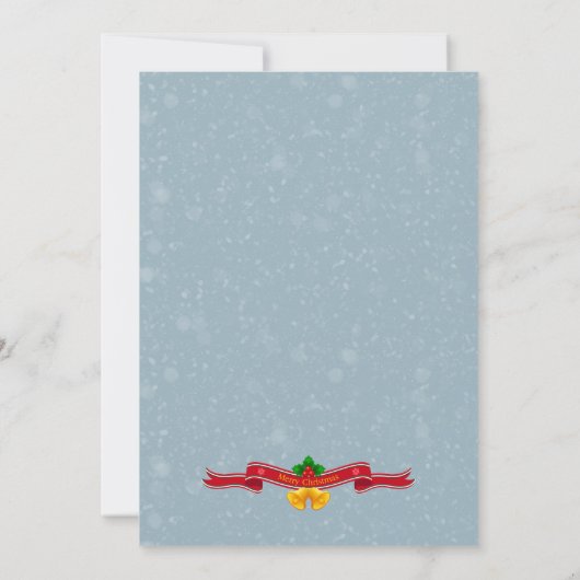 Grappig kerstfeest kaart (Achterkant)