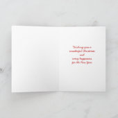 Grappig kerstfeest Kaart BEWAART CALM EN GEEFT CHR (Binnen)