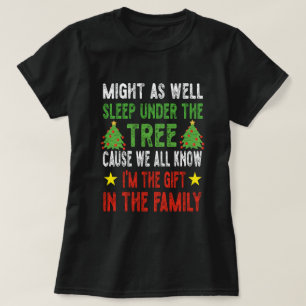 Grappig kerstfeest Kinder kerstpyjama meisjes T-shirt