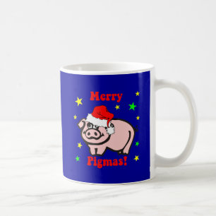 Grappig kerstfeest koffiemok