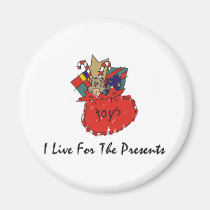 Grappig kerstfeest magneet