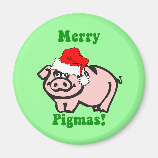 Grappig kerstfeest magneet (Voorkant)