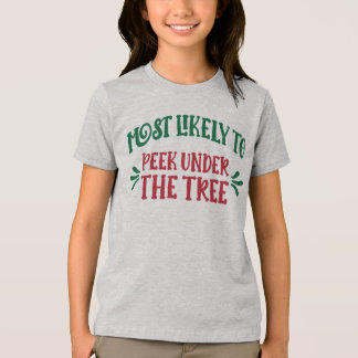 Grappig kerstfeest: meest waarschijnlijk om onder  Tri-Blend shirt