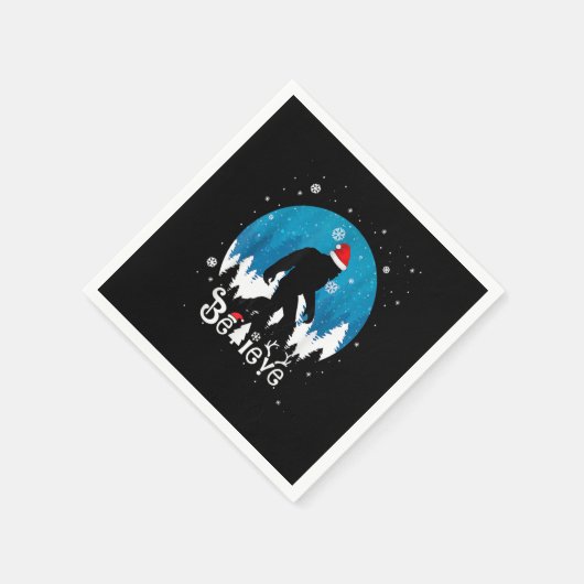 Grappig kerstfeest met een migfoot geloven dat sas servet (Hoek)