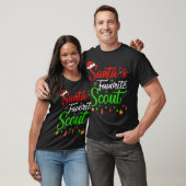 Grappig kerstfeest met favoriete scout t-shirt (Unisex)