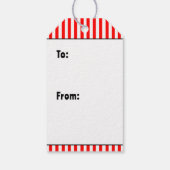 Grappig kerstfeest met woestenij cadeaulabel (Achterkant)