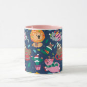 Grappig kerstfeest mok (Midden)