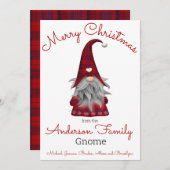 Grappig kerstfeest op maat feestdagenkaart (Voorkant / Achterkant)