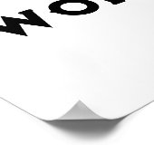 Grappig kerstfeest op rockklimmen poster (Hoek)