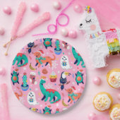 Grappig kerstfeest papieren bordje (Feest)