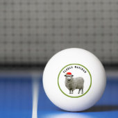 Grappig kerstfeest pingpongballen (Net)