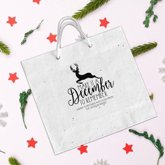 Grappig kerstfeest 	rubberstempel