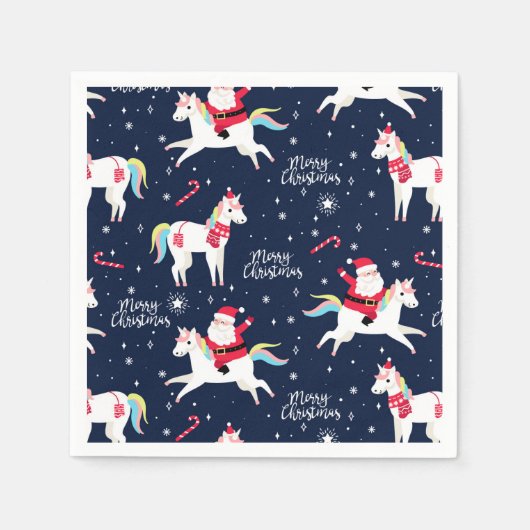 Grappig kerstfeest servet (Voorkant)