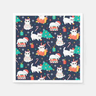 Grappig kerstfeest servet