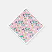 Grappig kerstfeest servet (Hoek)