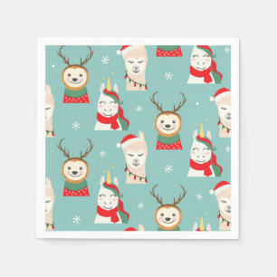 Grappig kerstfeest servet