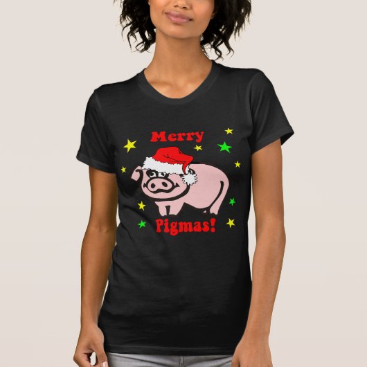 Grappig kerstfeest t-shirt (Voorkant)