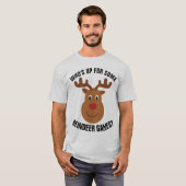 Grappig kerstfeest T-Shirts REINDEER GAMES (Voorkant volledig)