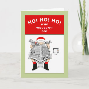 Grappig kerstfeestkaartjes feestdagen kaart