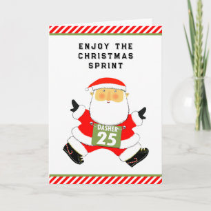 Grappig kerstfeestkaartjes feestdagen kaart