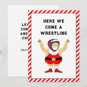 Grappig kerstfeestkaartjes feestdagenkaart (Voorkant / Achterkant)