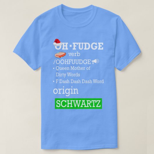 Grappig kerstgebondenlampje t-shirt (Design voorkant)