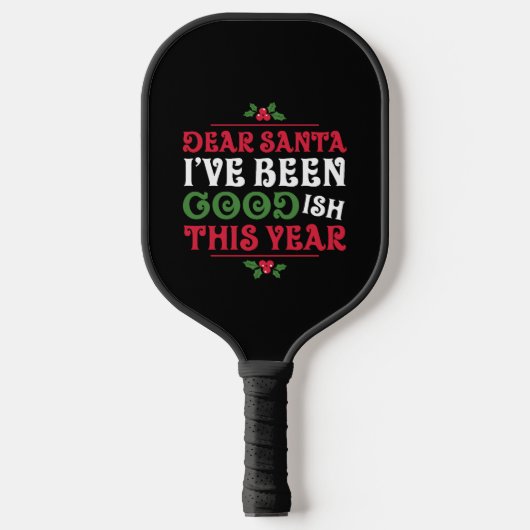 Grappig kerstGezegden Pickleball Paddle (Voorkant)