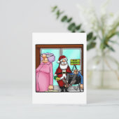 Grappig kerstHumor Briefkaart (Staand voorkant)