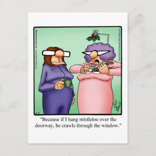 Grappig kerstHumor Briefkaart