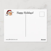 Grappig kerstHumor Briefkaart (Achterkant)