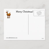 Grappig kerstHumor Briefkaart (Achterkant)