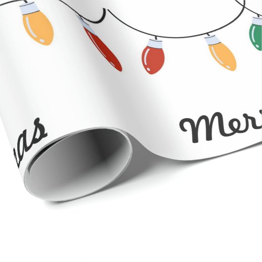 Grappig kerstinpakpapier met sprookjesstof cadeaupapier (Rol Hoek)