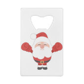 Grappig kerstkerstkerstkerstkerstkerstkerstkerstke kredietkaart flessenopener (Achterkant)
