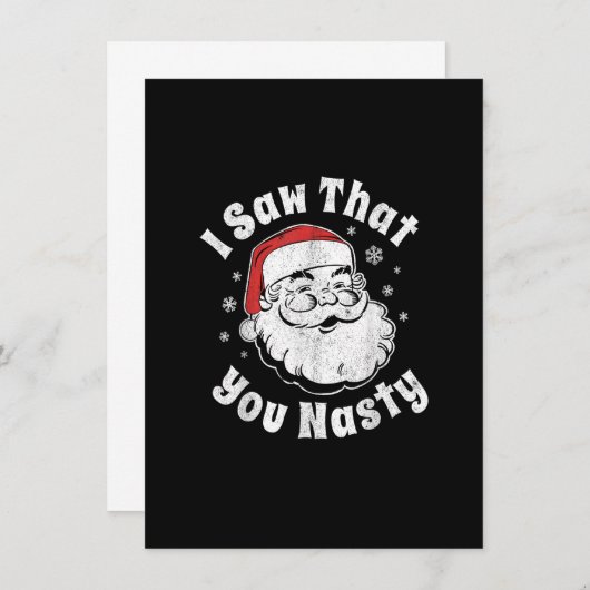 Grappig kerstkerstkerstman dat ik zag dat je de na kaart (Voorkant / Achterkant)