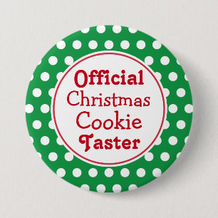 Grappig kerstkoekjesbroodrooster Button