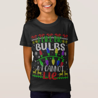 Grappig kerstlampje dat ik leuk vind aan Big Bulbs T-shirt