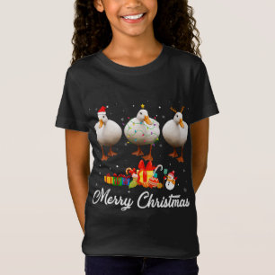 Grappig kerstlampje met Pajama Duck Animals Lo T-shirt