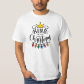 Grappig kerstlicht  t-shirt (Voorkant)