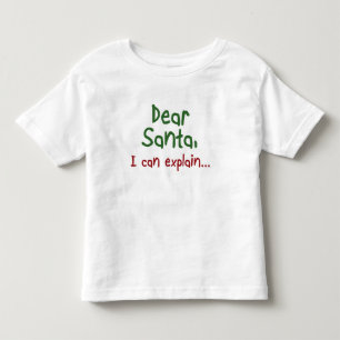 Grappig Kerstman citaat Peuter Kerst kinder kledin Shirts