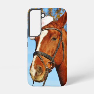 Grappig Kerstman Hoed Paard Kerstmis Samsung Galaxy Hoesje