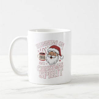 Grappig Kerstman Koffie Liefhebber Design Koffiemok