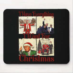 Grappig Kerstman Trump Ik heb alles wat ik wil voo Muismat