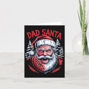 Grappig Kerstman Vader Kerstman volwassen kerstfee Kaart