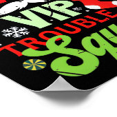 Grappig Kerstman's VIP Probleem Squad Probleem Poster (Hoek)